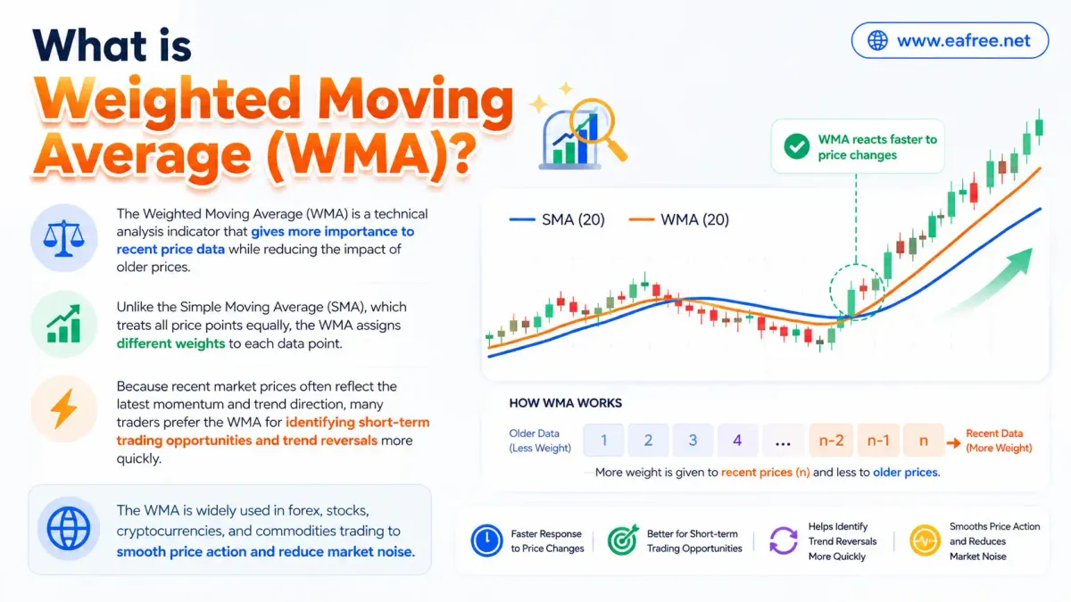 What is Weighted Moving Average (WMA)? Formula, Uses & Trading Strategies