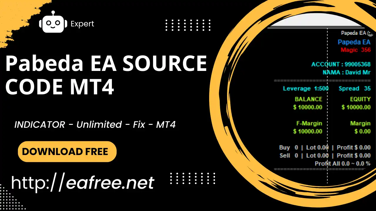 Pabeda EA SOURCE CODE MT4 – Free Download - Pabeda EA SOURCE CODE