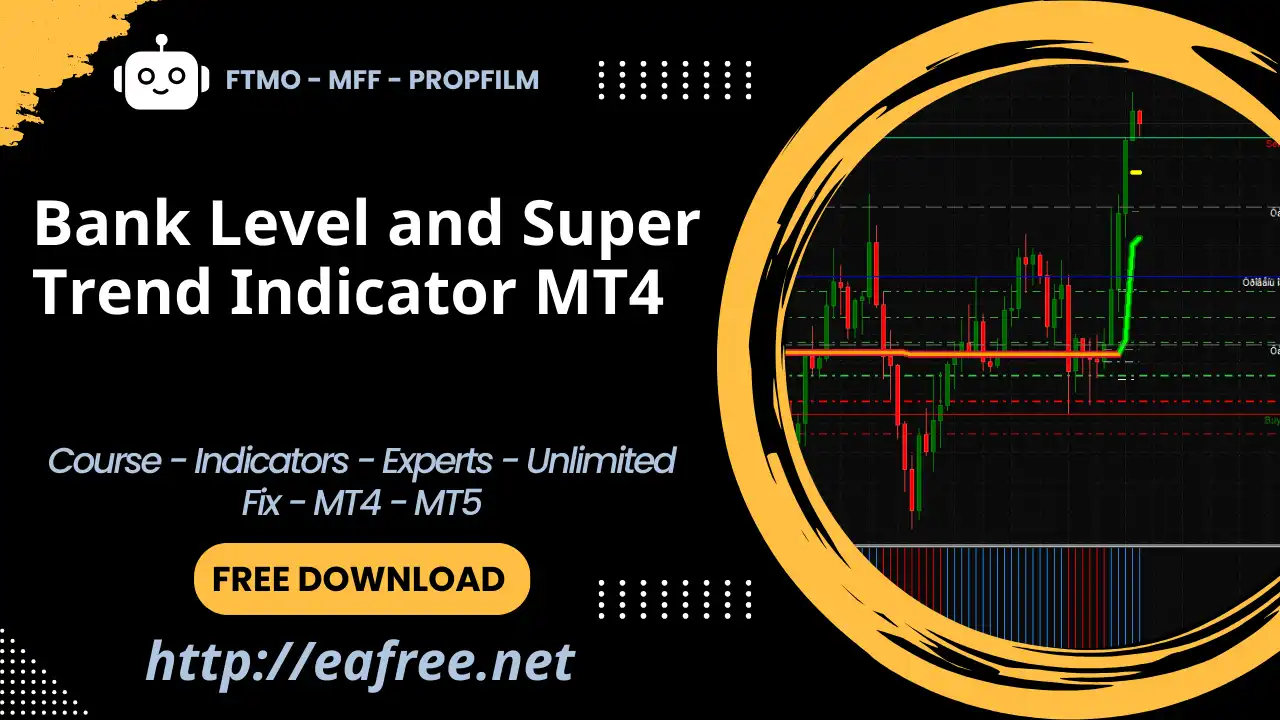 Bank Level and Super Trend Indicator MT4 – Free Download